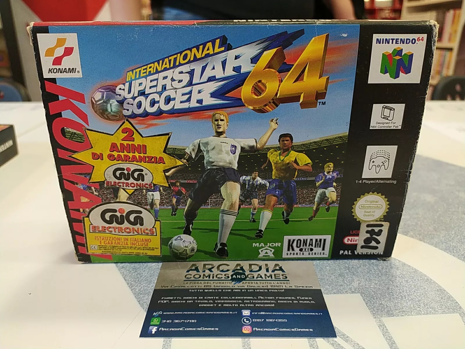 International Super Soccer 64 Giga Nintendo 64 N64 Completo.